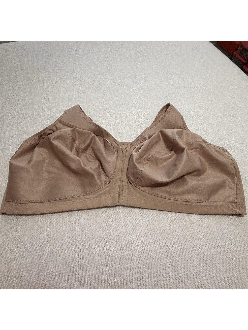 Glamorise 54G MagicLift Front-Closure Posture Back Bra 1265 Cafe Nude